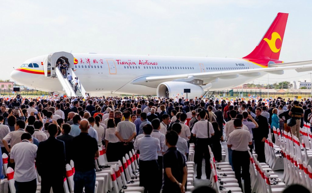 Inaugura Airbus planta en China
