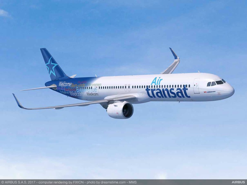 Volará Air Transat con aviones A321LR