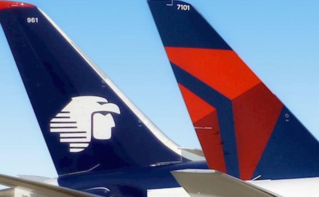 Aeroméxico y Delta celebran primer aniversario de su alianza