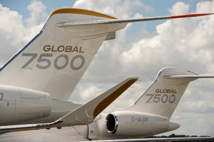 FAA certifica al Global 7500 de Bombardier