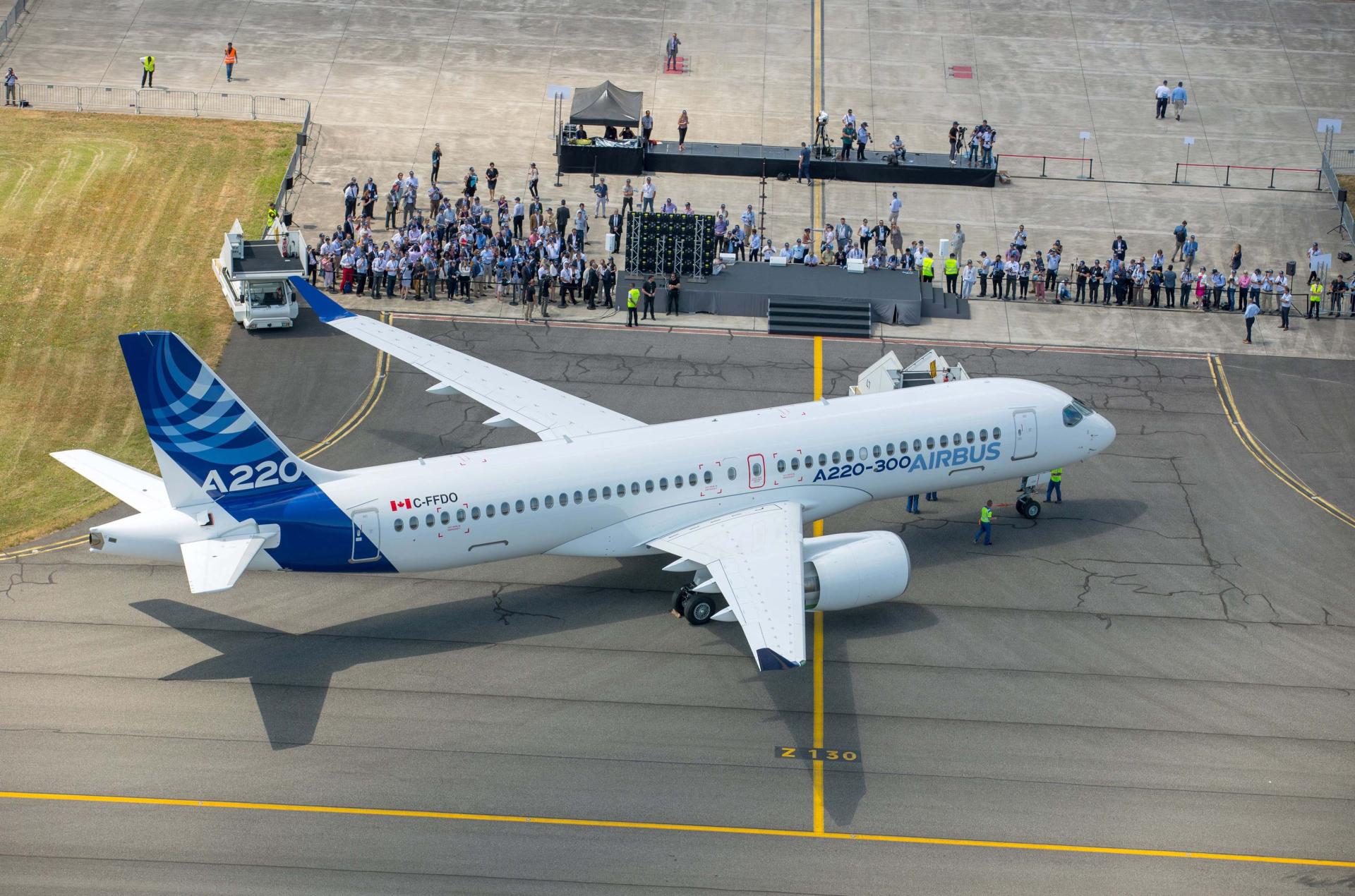 Moxy Airways firmó orden por nueve A220-300