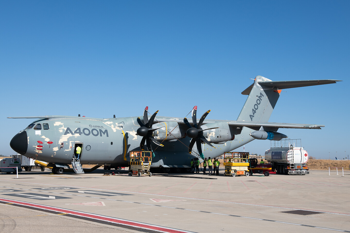Realiza Airbus A400M primer vuelo de prueba con SAF