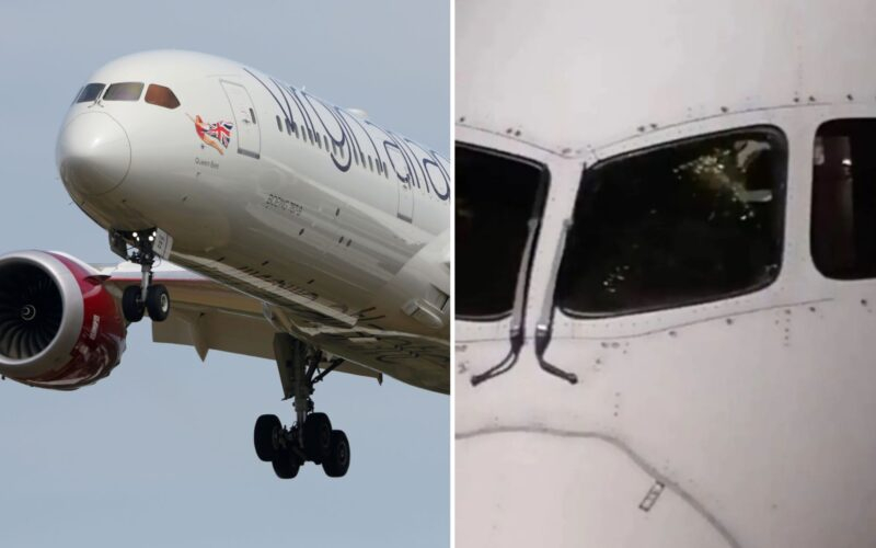 Regresa vuelo de Virgin Atlantic tras observar grieta en parabrisas