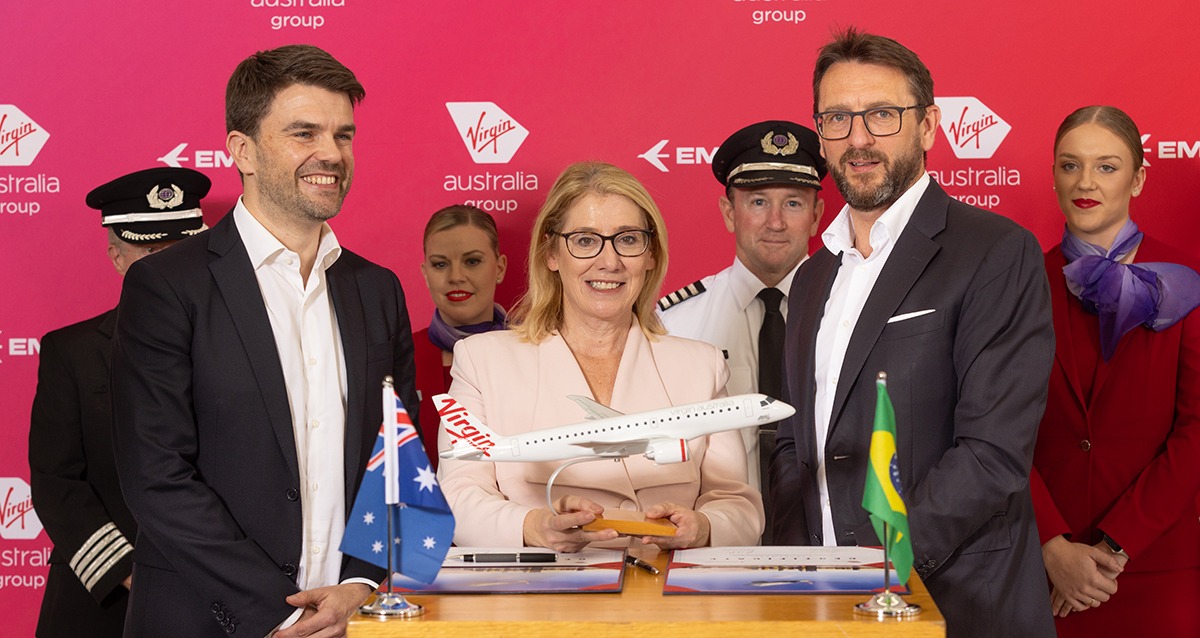 Ordena Virgin Australia ocho aviones Embraer E190-E2