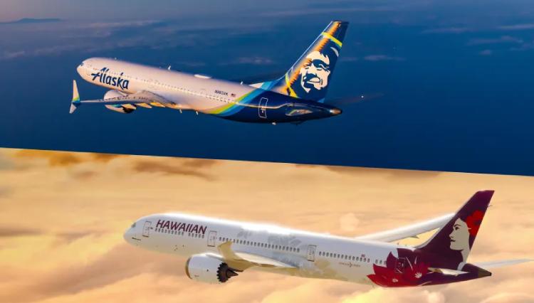 Completa Alaska Airlines adquisición de Hawaiian por 1,900 millones de dólares