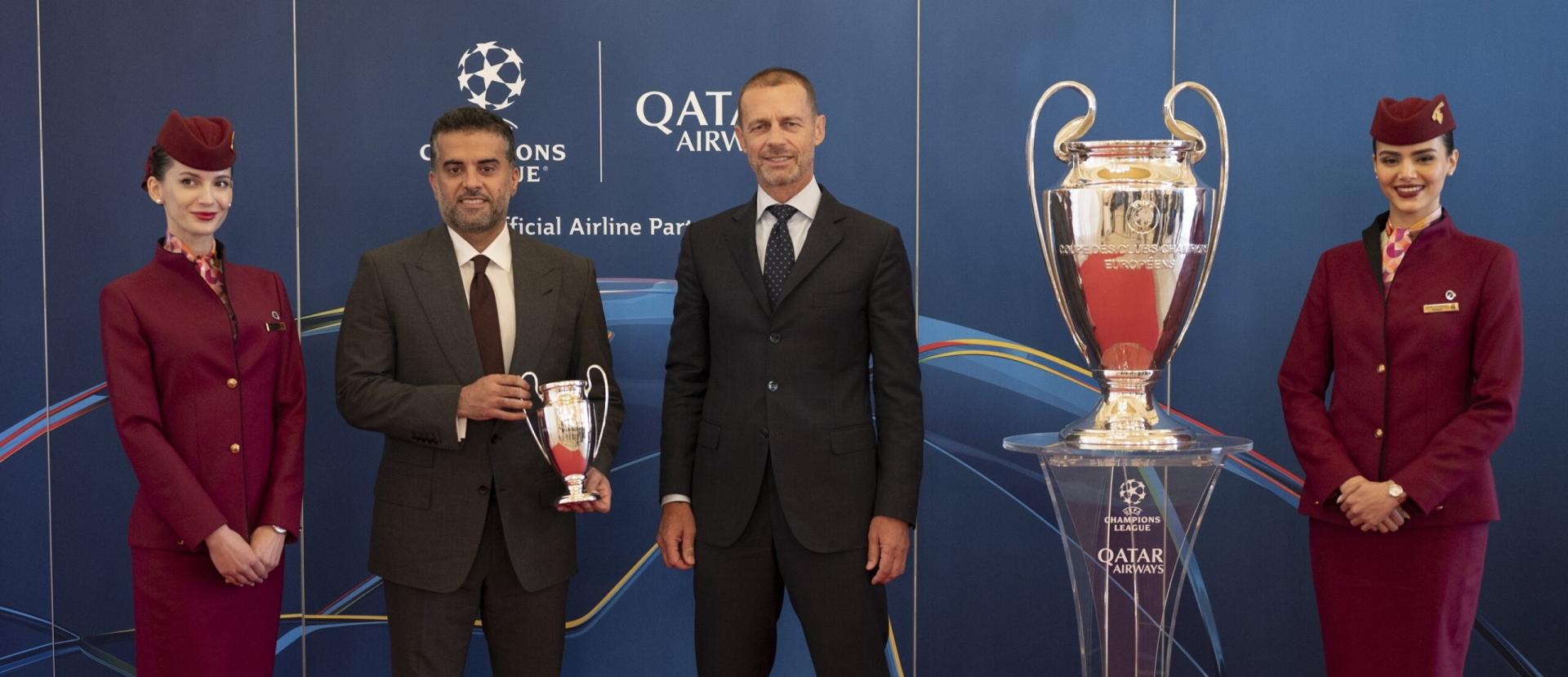 Será Qatar Airways la aerolínea oficial de la UEFA Champions League