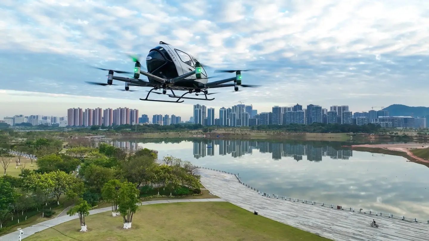 Inicia Ehang vuelos de prueba regulares del eVTOL EH216-S en Shanghái