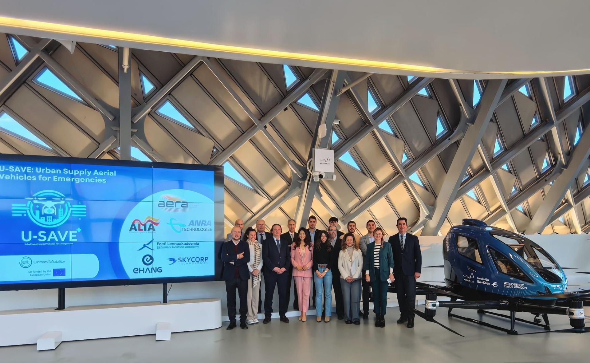 Se integra EHang a proyecto europeo de respuesta aérea ante emergencias