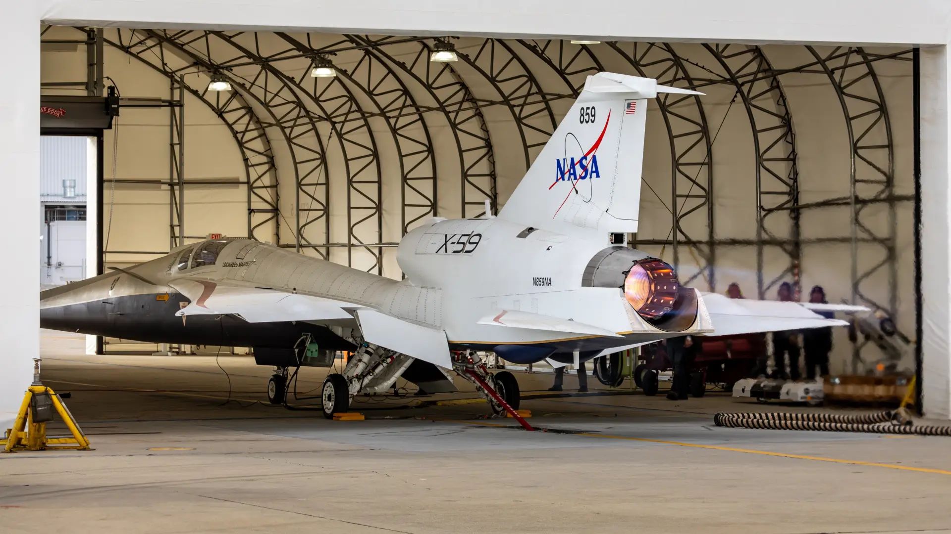 Supera NASA prueba clave de control de velocidad en el X-59