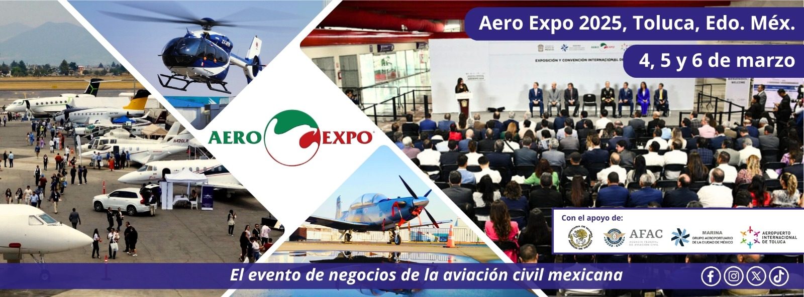 Inicia Aero Expo 2025 en el AIT