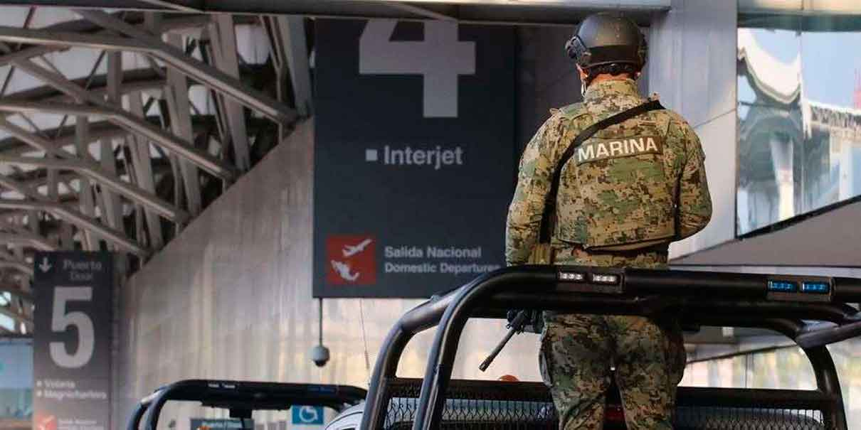 Continúa la militarización de los aeropuertos y el espacio aéreo nacional