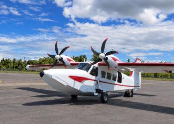 Presenta Maxwell Aircraft el M1 Hybrid, avión anfibio de propulsión híbrida