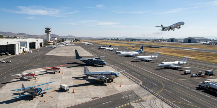 Celebra México el Día Nacional de la Aviación, industria que aporta 4.9% del PIB